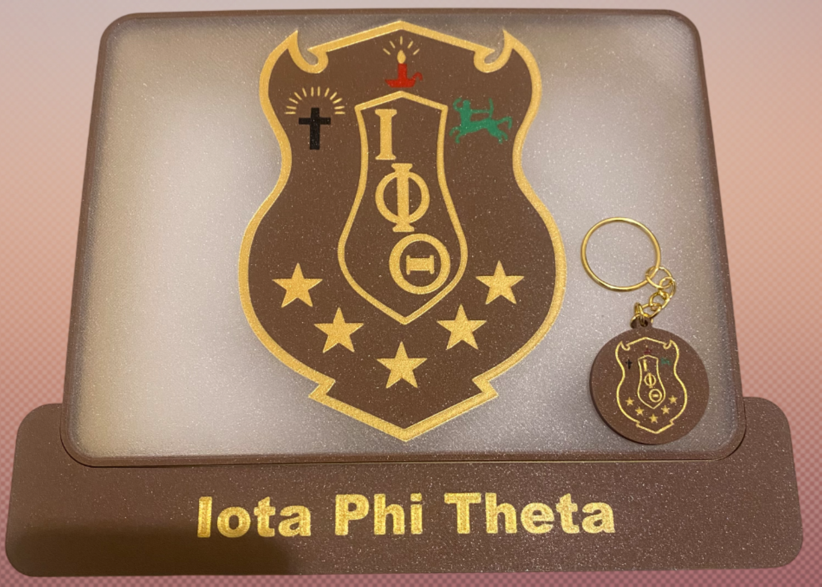 Iota Phi Theta Lightbox with NFC | Custom Greek Light Box | Iota Phi Theta Gift | Divine Nine Decor | Fraternity LED Sign