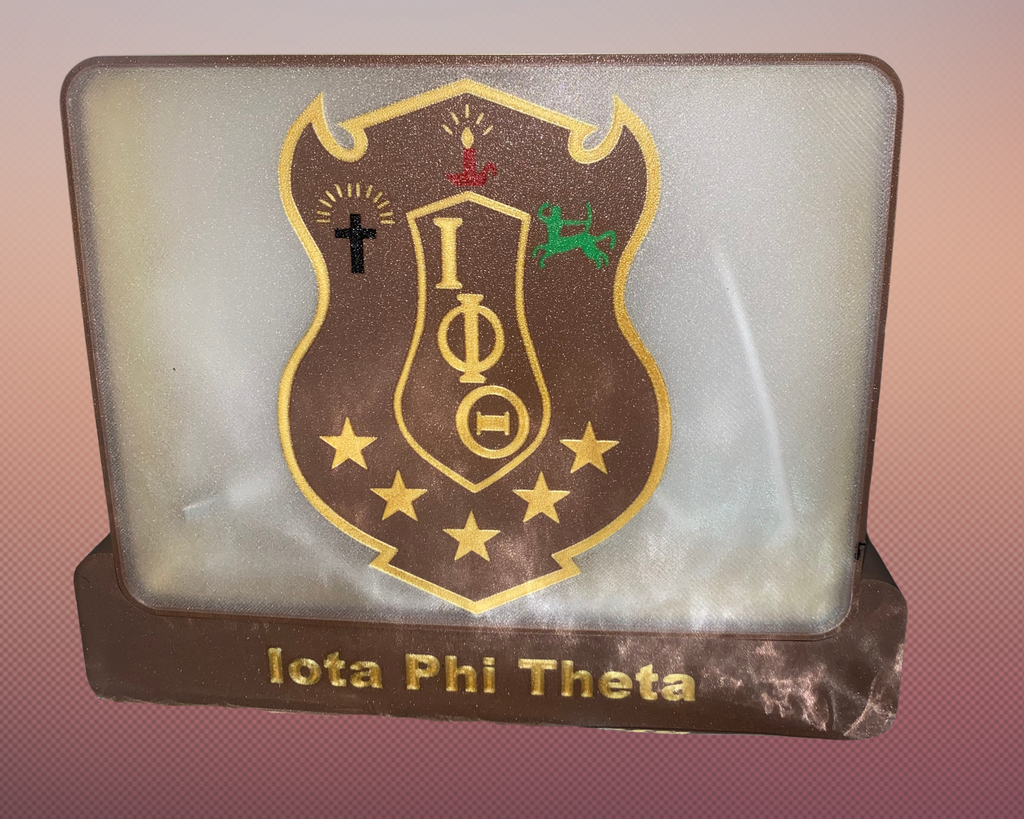 Iota Phi Theta Lightbox with NFC | Custom Greek Light Box | Iota Phi Theta Gift | Divine Nine Decor | Fraternity LED Sign