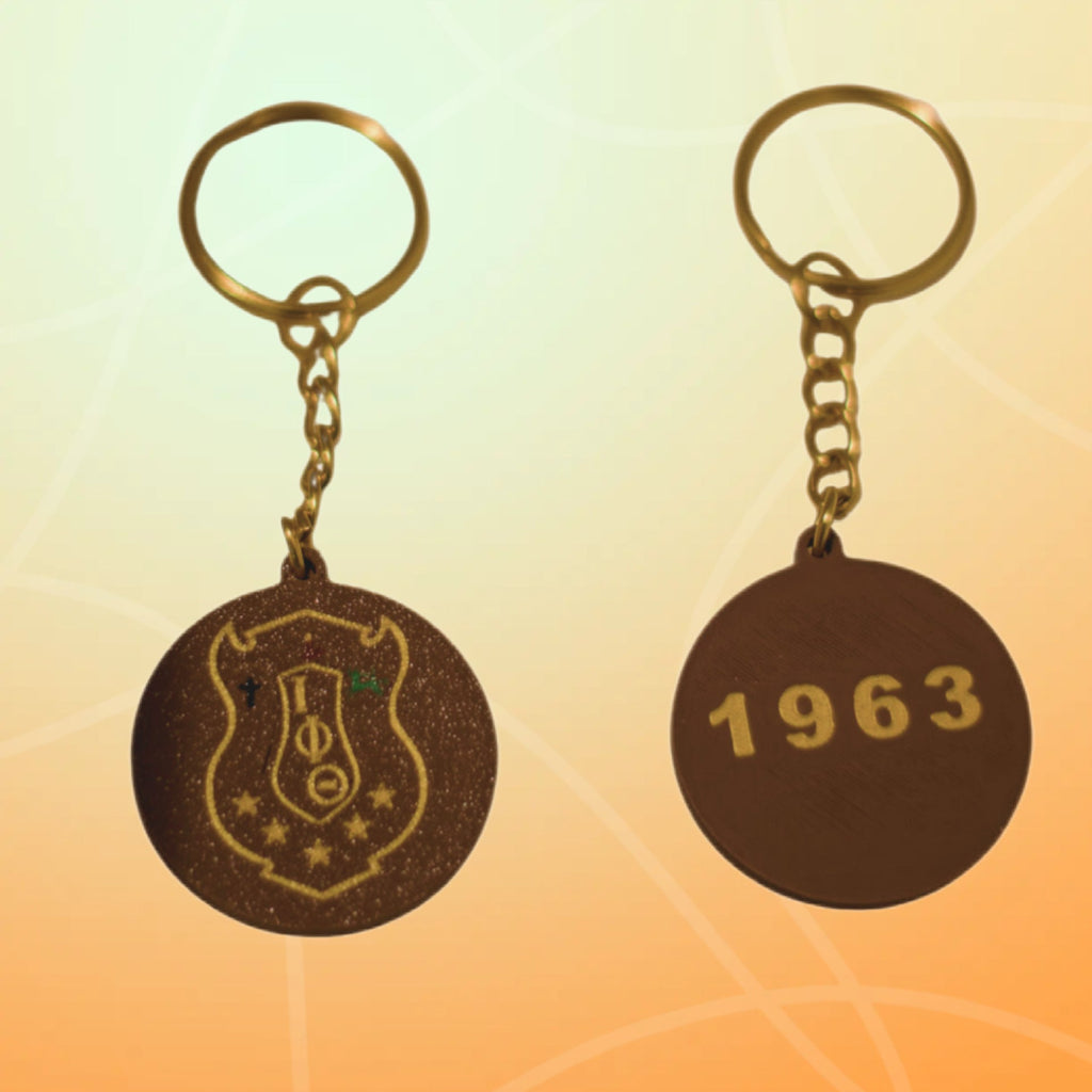 Iota Phi Theta NFC Keychain | Smart Keychain Gift | Greek Fraternity Gift | Iota Phi Theta Paraphernalia | NFC Tag Keychain