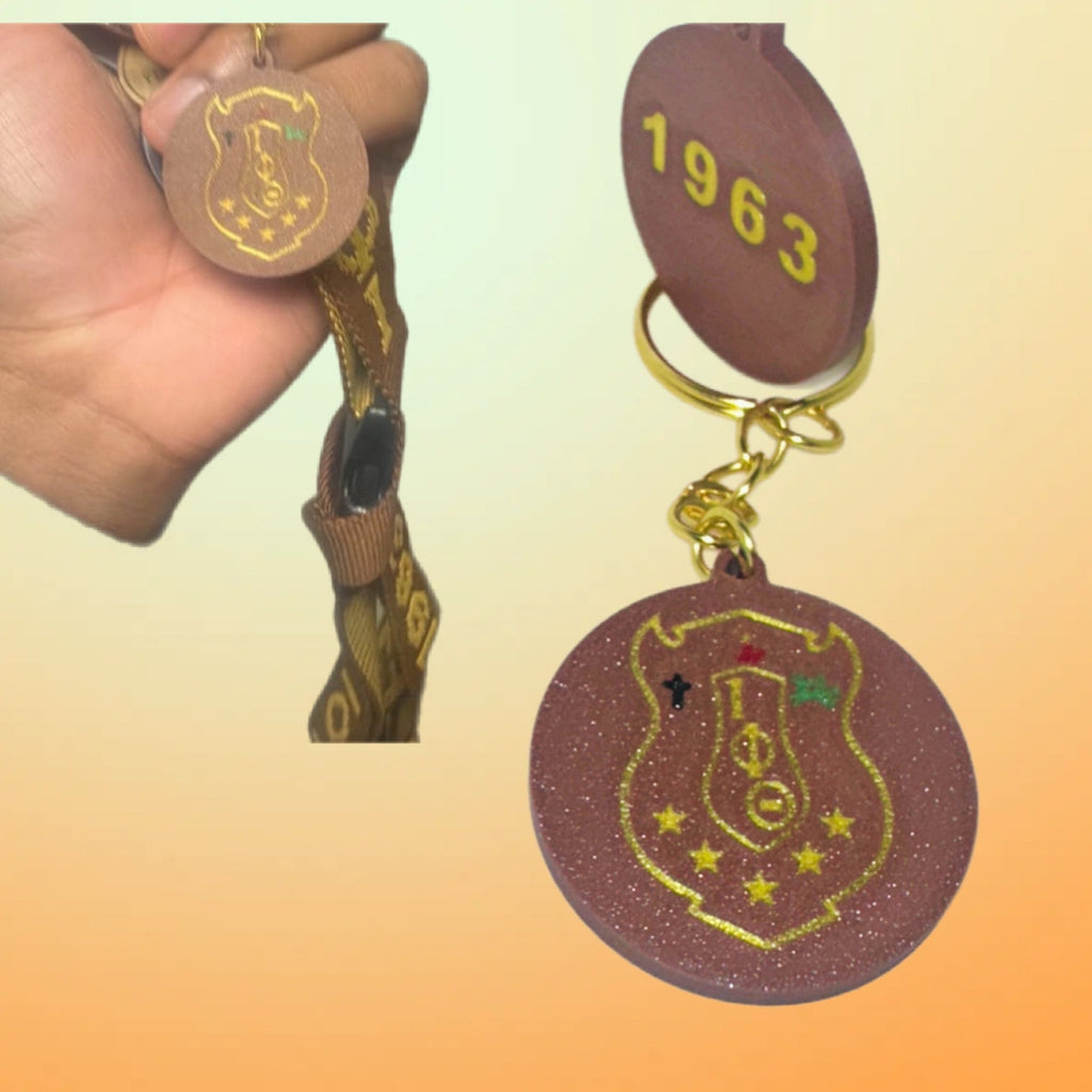 Iota Phi Theta NFC Keychain | Smart Keychain Gift | Greek Fraternity Gift | Iota Phi Theta Paraphernalia | NFC Tag Keychain