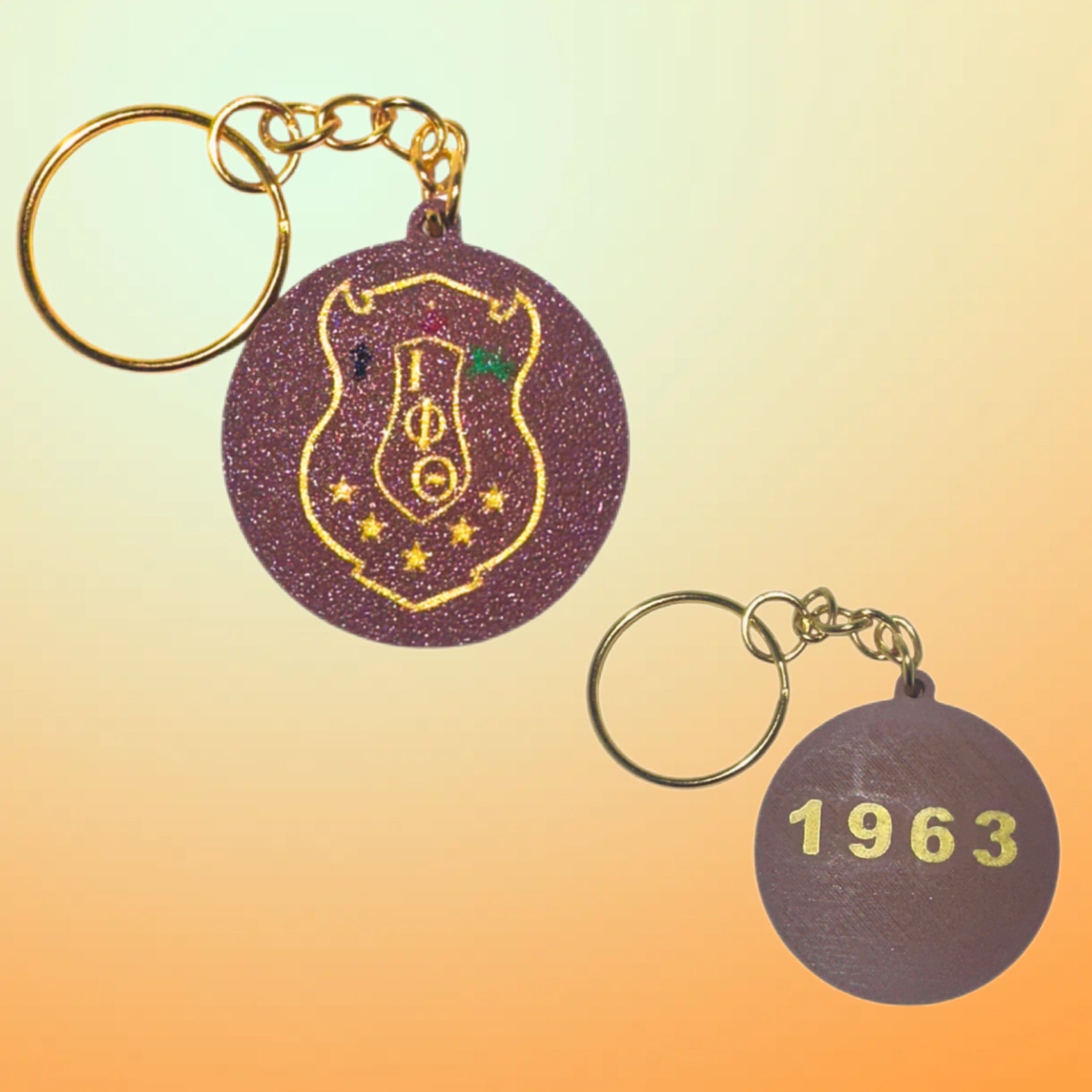 Iota Phi Theta NFC Keychain | Smart Keychain Gift | Greek Fraternity Gift | Iota Phi Theta Paraphernalia | NFC Tag Keychain